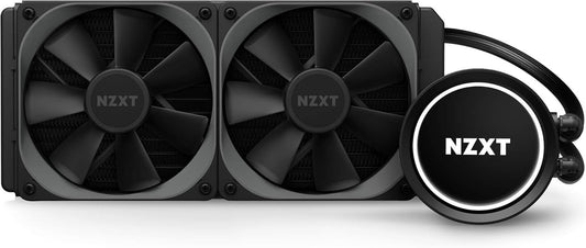 Kraken X53 Black - All-In-One RGB CPU Liquid Cooler - Infinity Mirror Design - Powered by CAM